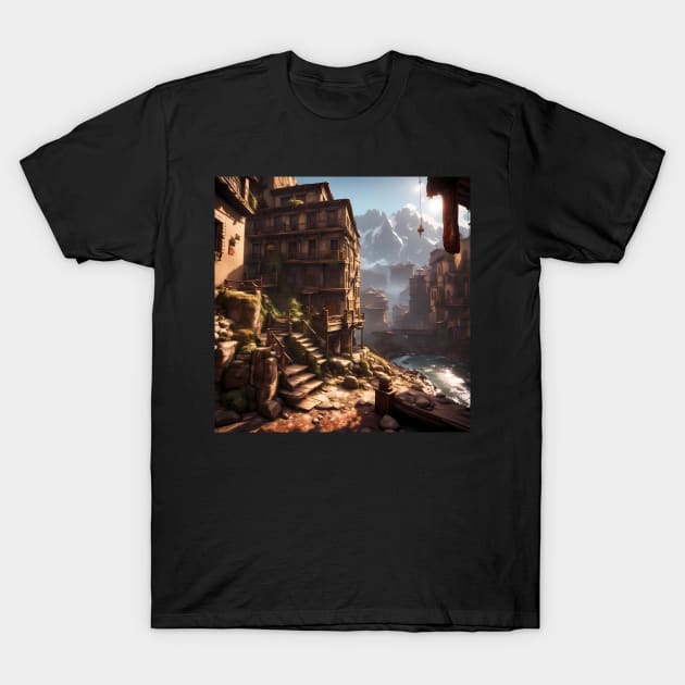 Uncharted 2 inspired art T-Shirt by IOANNISSKEVAS